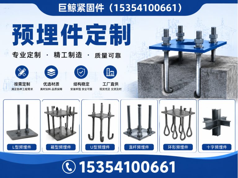 鸡泽县钢结构预埋件展示图